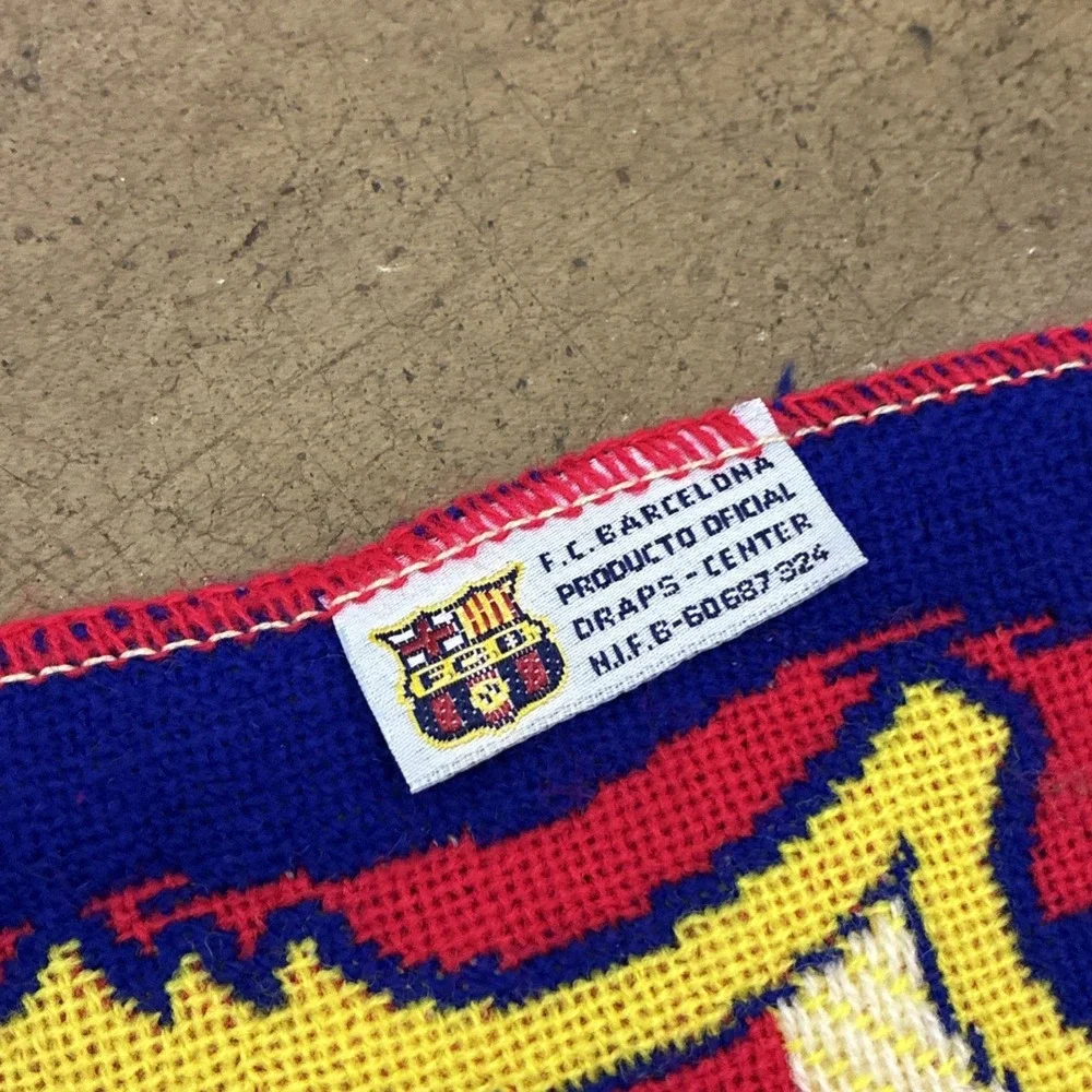 FC Barcelona FAN football scarf Vintage Measured In Photos